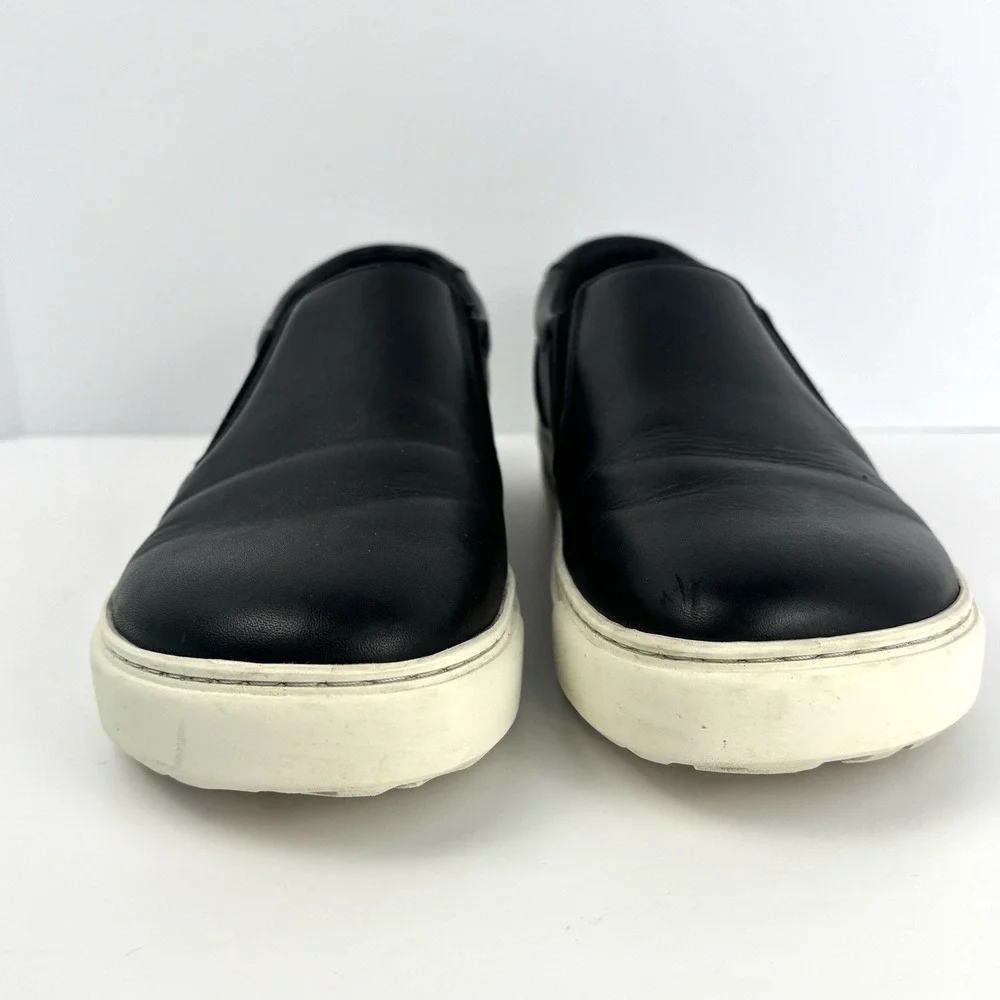 Birkenstock Oswego Slip On Sneakers Black Leather EU 40 US 9-9.5 Portugal